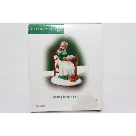 Dept 56 Dickens Village - Making Bobbin Lace - Picture 4 of 4